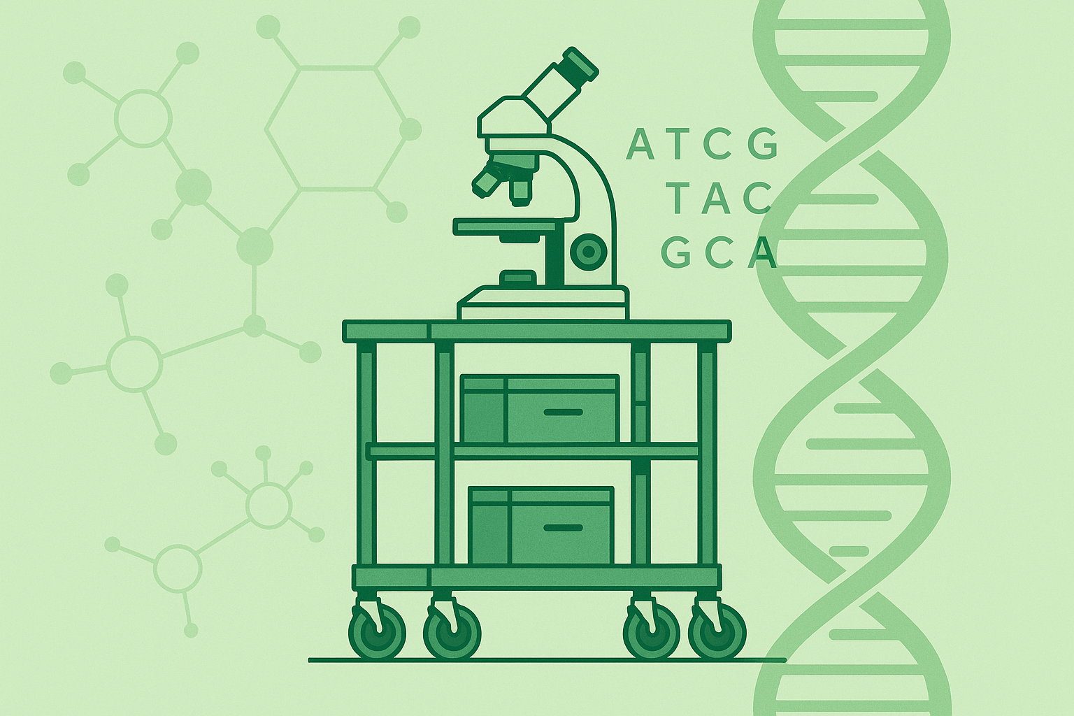 Cart-based microinjection rig
